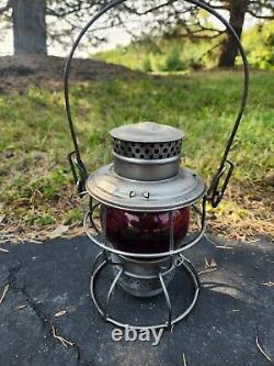 B & O Railroad Lantern, Red Globe, Baltimore and Ohio RR