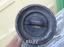 B&W RR Tin Lantern with Wheel Cut Fixed Globe, Boston & Worcester Railroad 1860's