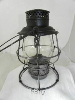 BALTIMORE & OHIO LOCO RAILROAD LANTERN Clear Cast B&ORR Lantern Globe