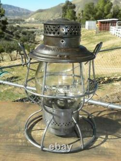 BALTIMORE & OHIO RAILROAD LANTERN Clear Cast B&ORR Lantern Globe