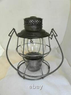 BALTIMORE & OHIO RAILROAD LANTERN Clear Cast B&ORR Lantern Globe