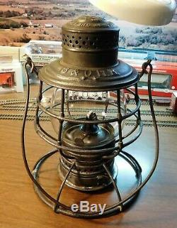BALTIMORE & OHIO RAILROAD Lantern 1895 ADAMS & WESTLAKE COMPANY CHGO NY B&O RR