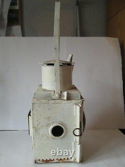 BR W Railway signal lamp. Ralwayana. British rail lamp. Railway lamp