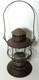 BRASS top CHICAGO MILWAUKEE ST. PAUL RAILROAD LANTERN cast globe pat 85