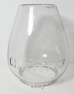 BRASS top CHICAGO MILWAUKEE ST. PAUL RAILROAD LANTERN cast globe pat 85