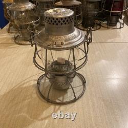 Beautiful Southern Railway Adlake Relaible Railroad Lantern Cast Globe