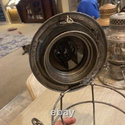 Beautiful Southern Railway Adlake Relaible Railroad Lantern Cast Globe
