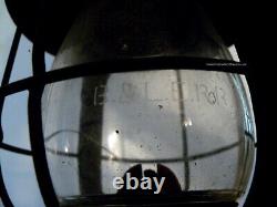 Bessemer and Lake Erie Railroad Lantern B & LE RR No. 6201 Dietz Vesta NY