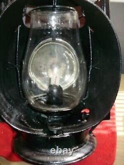 Black Dietz Flat Handle Acme Inspector Railroad Lantern