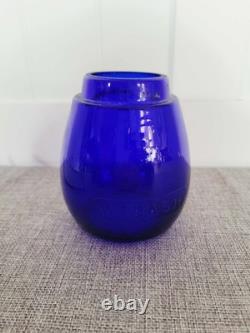 Blue Corning Wabash RR Embossed Dietz Vesta Globe for Railroad Lantern