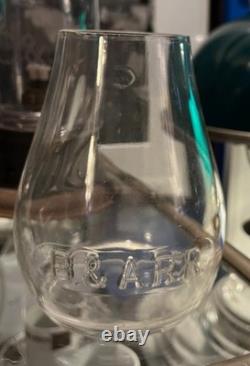 Boston & Albany Railroad Clear Cast Corning Tall Globe with Extended Base