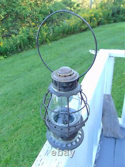 Brady's Patent 1868 Brass Top Bell Bottom Railroad Lantern