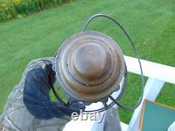 Brady's Patent 1868 Brass Top Bell Bottom Railroad Lantern