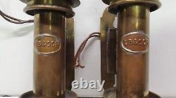 Brass LB & SCR Railway (England) Train Carriage Wall Lamps