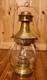 Brass Railroad Lantern with Glass Globe, Wire Guard and Wire Cage Collectible
