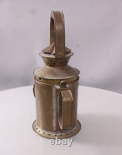 Brass Vintage Antique Railroad Semaphore Lamp