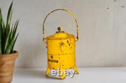 Bright Yellow Dolchi Railway Metal Lamp
