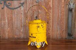Bright Yellow Dolchi Railway Metal Lamp