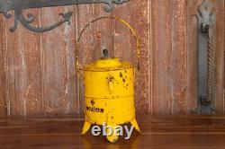 Bright Yellow Dolchi Railway Metal Lamp