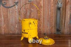 Bright Yellow Dolchi Railway Metal Lamp