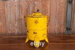 Bright Yellow Dolchi Railway Metal Lamp