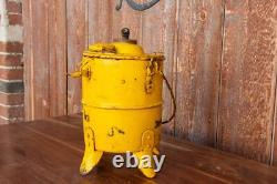 Bright Yellow Dolchi Railway Metal Lamp