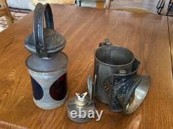 British Railway Br Kerosene Switchman 3 Aspect Signal Lantern Sherwoods Ltd Bham