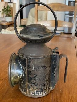 British Railway Br Kerosene Switchman 3 Aspect Signal Lantern Sherwoods Ltd Bham
