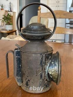 British Railway Br Kerosene Switchman 3 Aspect Signal Lantern Sherwoods Ltd Bham