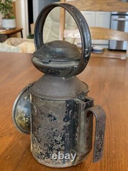 British Railway Br Kerosene Switchman 3 Aspect Signal Lantern Sherwoods Ltd Bham
