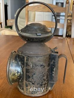 British Railway Br Kerosene Switchman 3 Aspect Signal Lantern Sherwoods Ltd Bham
