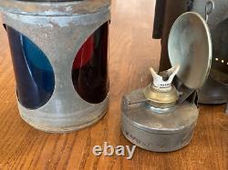 British Railway Br Kerosene Switchman 3 Aspect Signal Lantern Sherwoods Ltd Bham