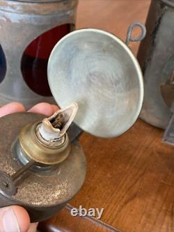 British Railway Br Kerosene Switchman 3 Aspect Signal Lantern Sherwoods Ltd Bham