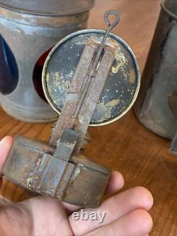 British Railway Br Kerosene Switchman 3 Aspect Signal Lantern Sherwoods Ltd Bham