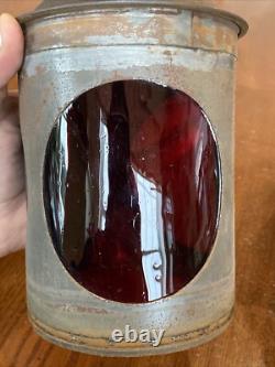 British Railway Br Kerosene Switchman 3 Aspect Signal Lantern Sherwoods Ltd Bham