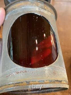 British Railway Br Kerosene Switchman 3 Aspect Signal Lantern Sherwoods Ltd Bham