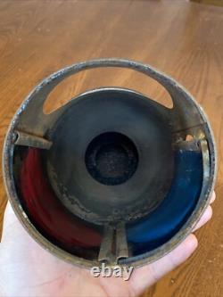 British Railway Br Kerosene Switchman 3 Aspect Signal Lantern Sherwoods Ltd Bham