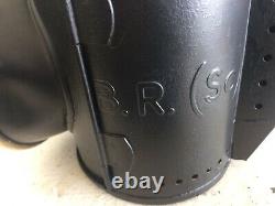 British Railway Scottish 3 Aspect Hand Lamp Stamp Br(sc) Good Lens Burner Glass