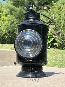 Buck Handlan Illinois Central Railroad Classification Marker Brass Lamp Lantern
