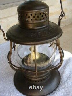 Buffalo Rochester Pittsburgh Railroad Lantern & Tall Embossed BR&P Railway Globe