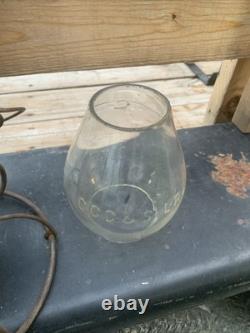 C. C. C. & St. L Railroad Lantern WithClear Cast Globe