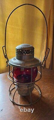 C&O Adlake Railroad lamp Asking $200 OBO, ACL Kopp Red Globe, Free Shipping