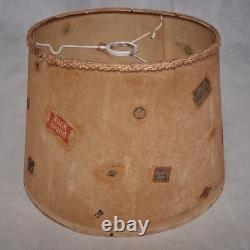C. P. Huntington Locomotive Railroad Table Lamp Fiberglass Shade 20.5x12x12