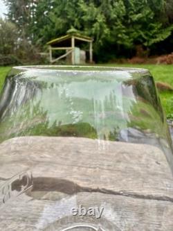 CB&Q Railroad Lantern Globe CCEB No Cracks & BOLD