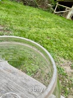 CB&Q Railroad Lantern Globe CCEB No Cracks & BOLD