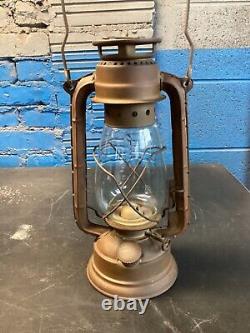 CENTRAL UNION &PACIFIC #97 SOLID BRASS RAILROAD LANTERN WithCLEAR GLASS GLOBE