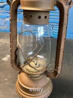 CENTRAL UNION &PACIFIC #97 SOLID BRASS RAILROAD LANTERN WithCLEAR GLASS GLOBE