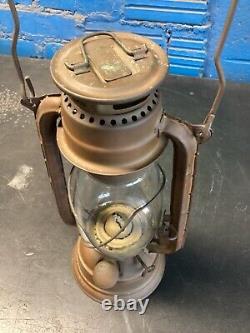 CENTRAL UNION &PACIFIC #97 SOLID BRASS RAILROAD LANTERN WithCLEAR GLASS GLOBE