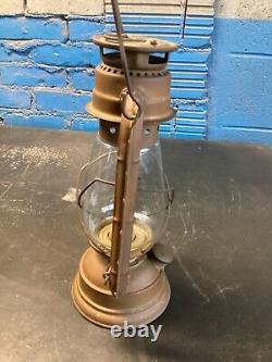 CENTRAL UNION &PACIFIC #97 SOLID BRASS RAILROAD LANTERN WithCLEAR GLASS GLOBE