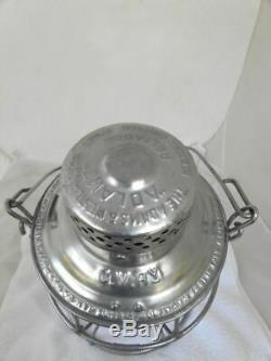 CENTRAL VERMONT RAILWAY LANTERN Clear Lantern Globe